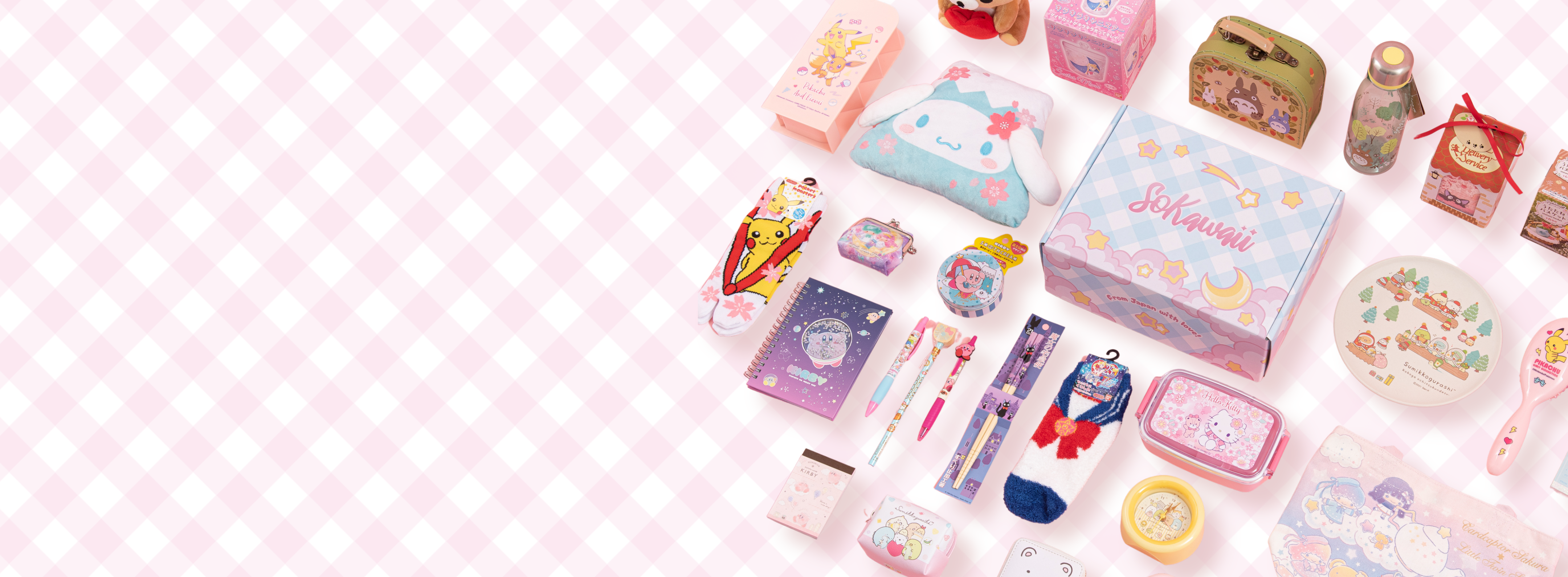 Image héro de l'abonnement mensuel SoKawaii